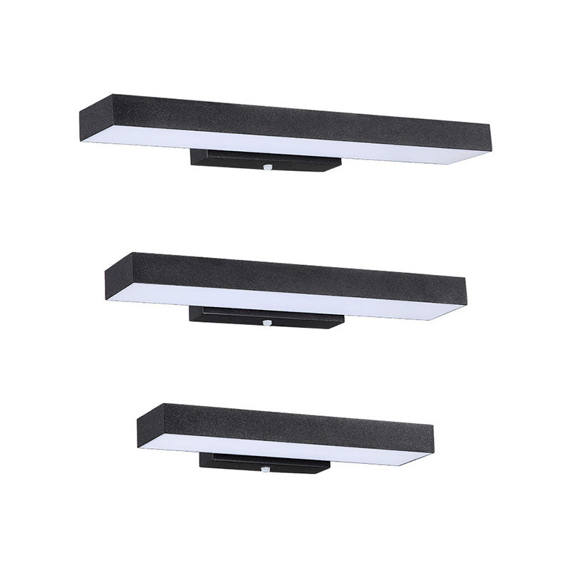 Minimalistisk LED-vägglampa utomhus med rörelsesensor