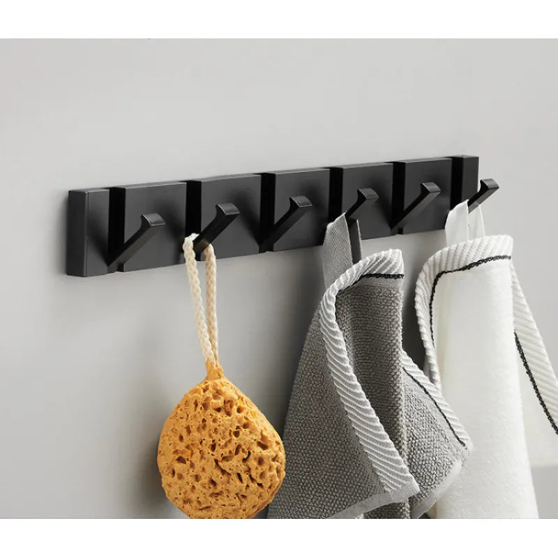 Minimalistisk Fällbar Väggkrok – Rengörande RVS-Design för Hall & Badrum