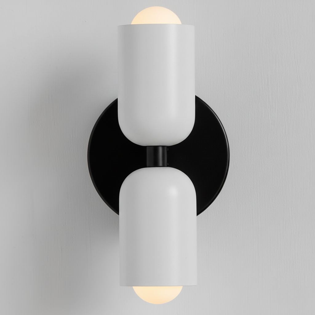 Eclipse Glow – Vintage Modern Vägglampa med Dubbelsidig LED-belysning