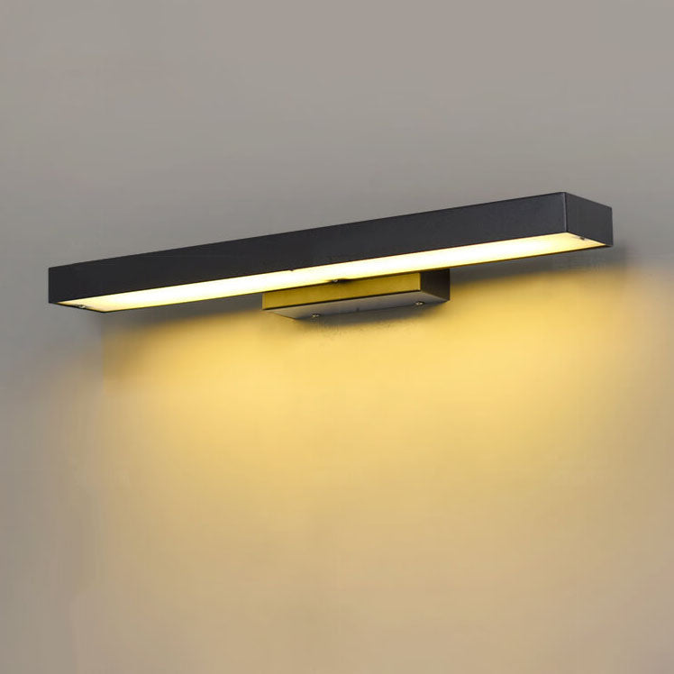 Minimalistisk LED-vägglampa utomhus med rörelsesensor