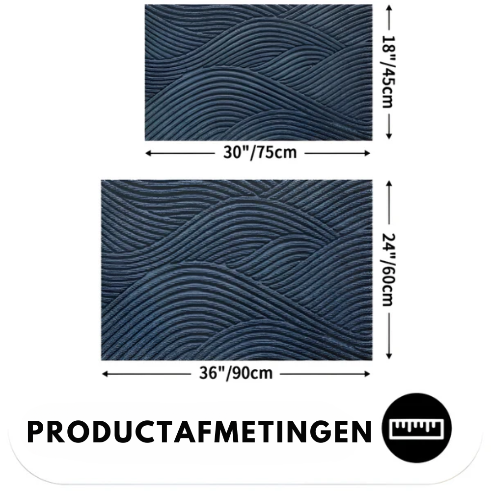 GeoGrip Matta – Modern Halkfri PVC-Designmatta för Hall & Entré