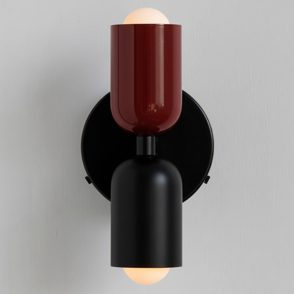 Eclipse Glow – Vintage Modern Vägglampa med Dubbelsidig LED-belysning