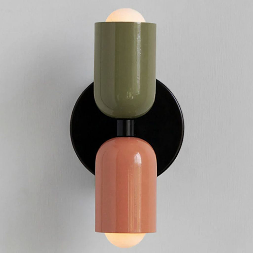 Eclipse Glow – Vintage Modern Vägglampa med Dubbelsidig LED-belysning