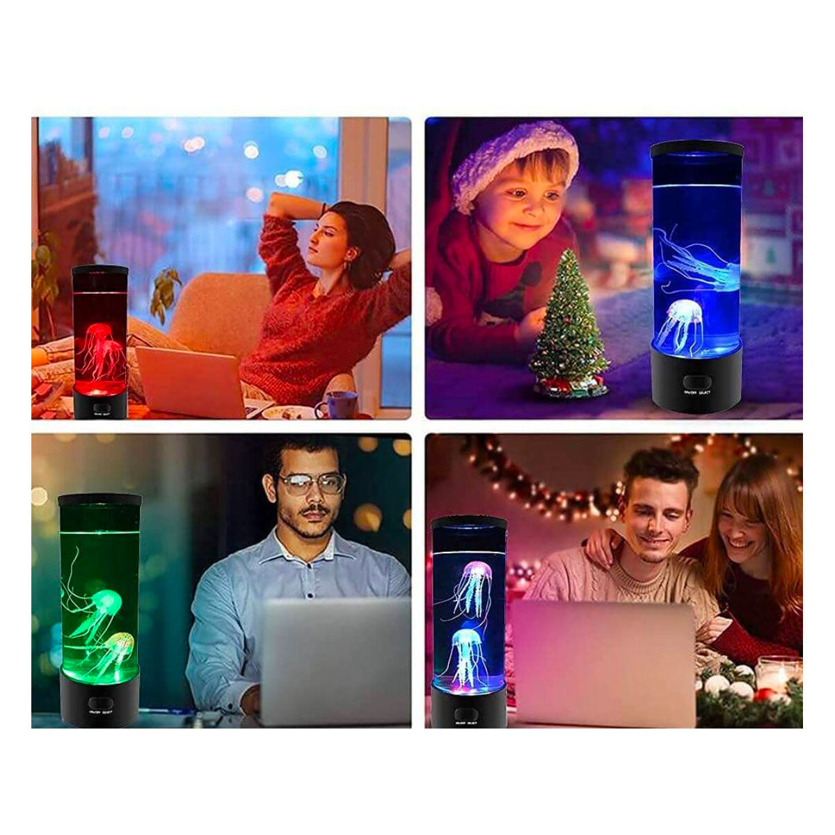 Manetra – Färgskiftande Sensorisk Manetlampa för Avslappning & Atmosfär