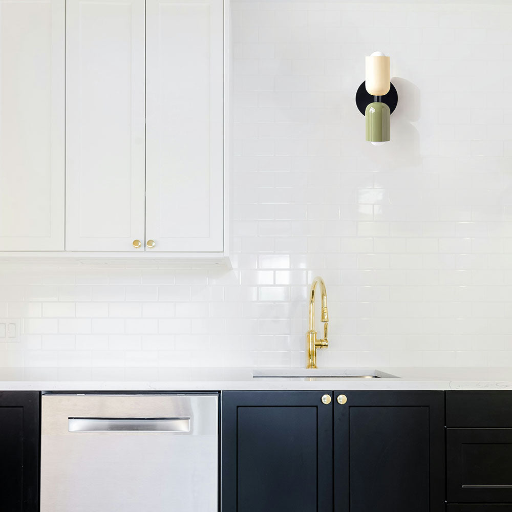 Eclipse Glow – Vintage Modern Vägglampa med Dubbelsidig LED-belysning