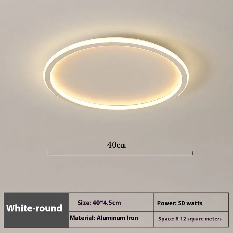 LumoSphere – Dimbar Rund LED-Taklampa i Metall & Glas