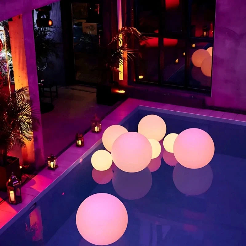 LumiGlobe Trädgårdssfär – Färgstark LED-Dekorbelysning för Ute & Inne