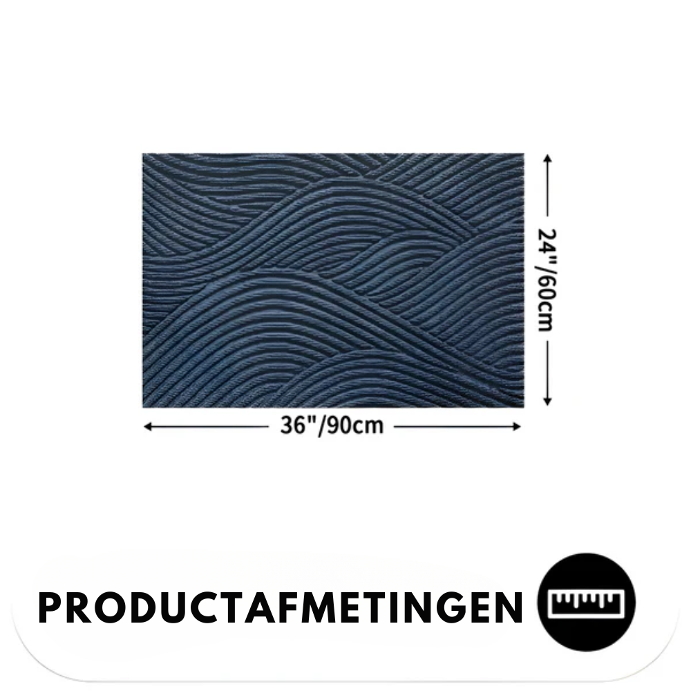 GeoGrip Matta – Modern Halkfri PVC-Designmatta för Hall & Entré