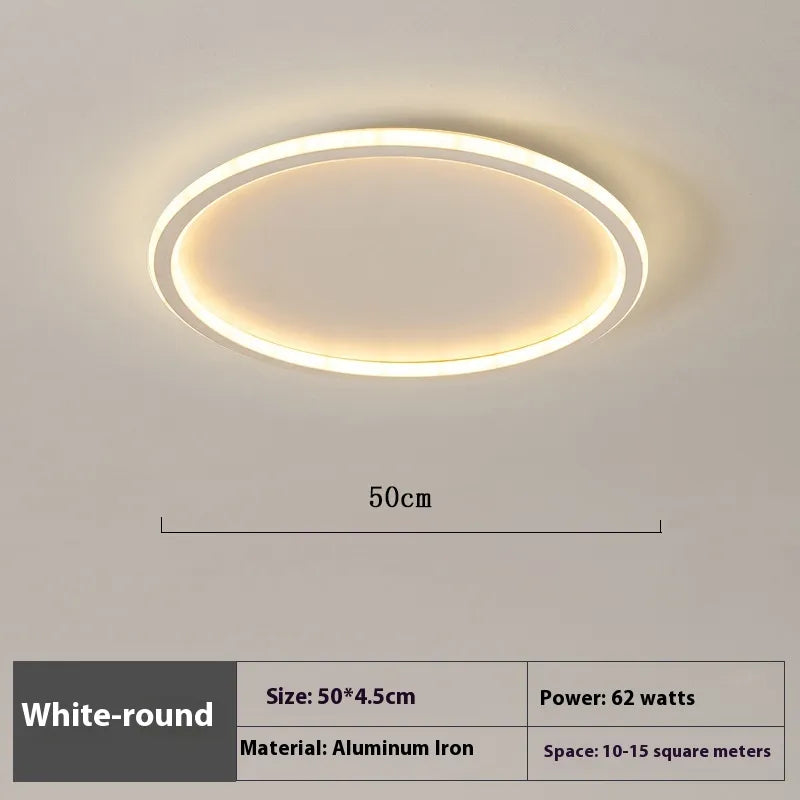 LumoSphere – Dimbar Rund LED-Taklampa i Metall & Glas