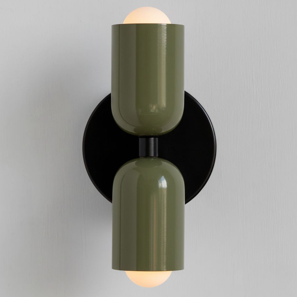 Eclipse Glow – Vintage Modern Vägglampa med Dubbelsidig LED-belysning