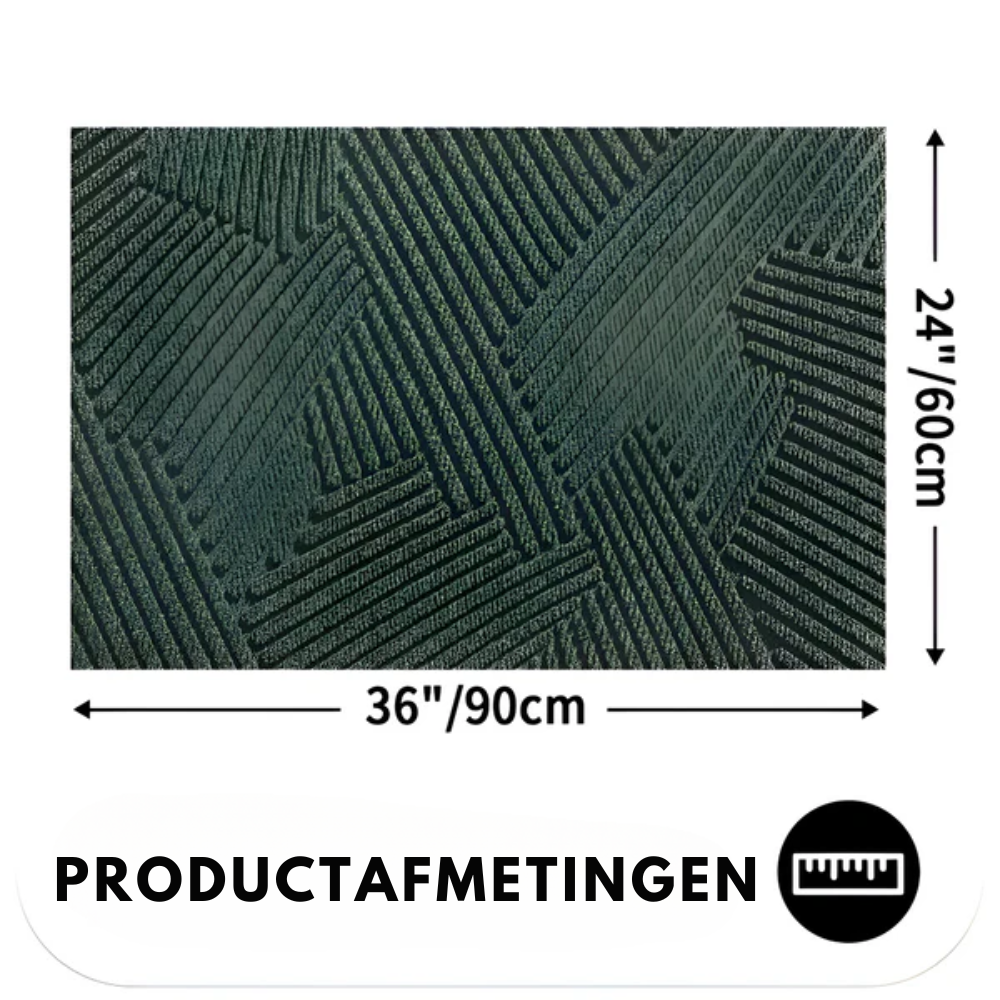 GeoGrip Matta – Modern Halkfri PVC-Designmatta för Hall & Entré