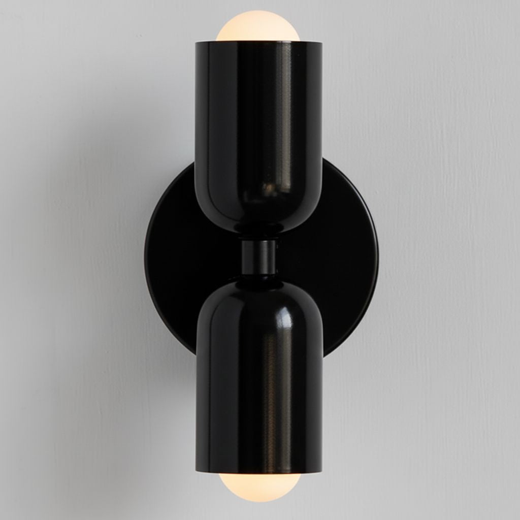 Eclipse Glow – Vintage Modern Vägglampa med Dubbelsidig LED-belysning