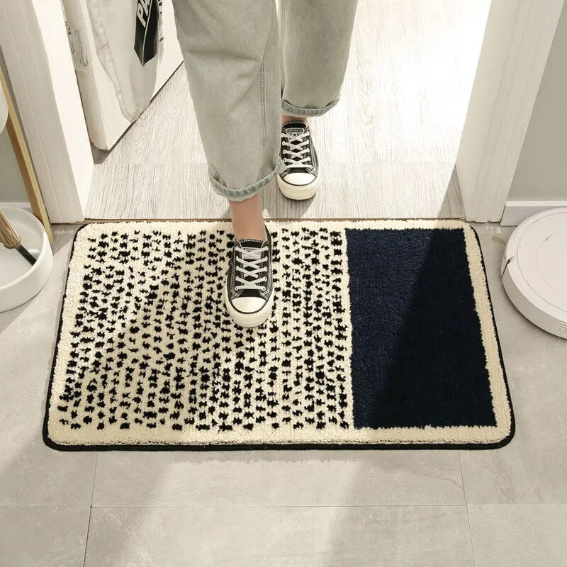 Nordic AbstractStep – Skandinavisk Halkfri & Absorberande Badrumsmatta