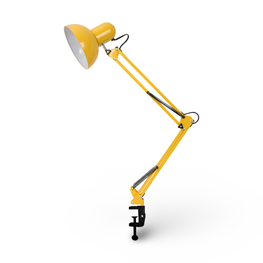 FlexiGlow Clip – Justerbar Skrivbordslampa med Lång Arm