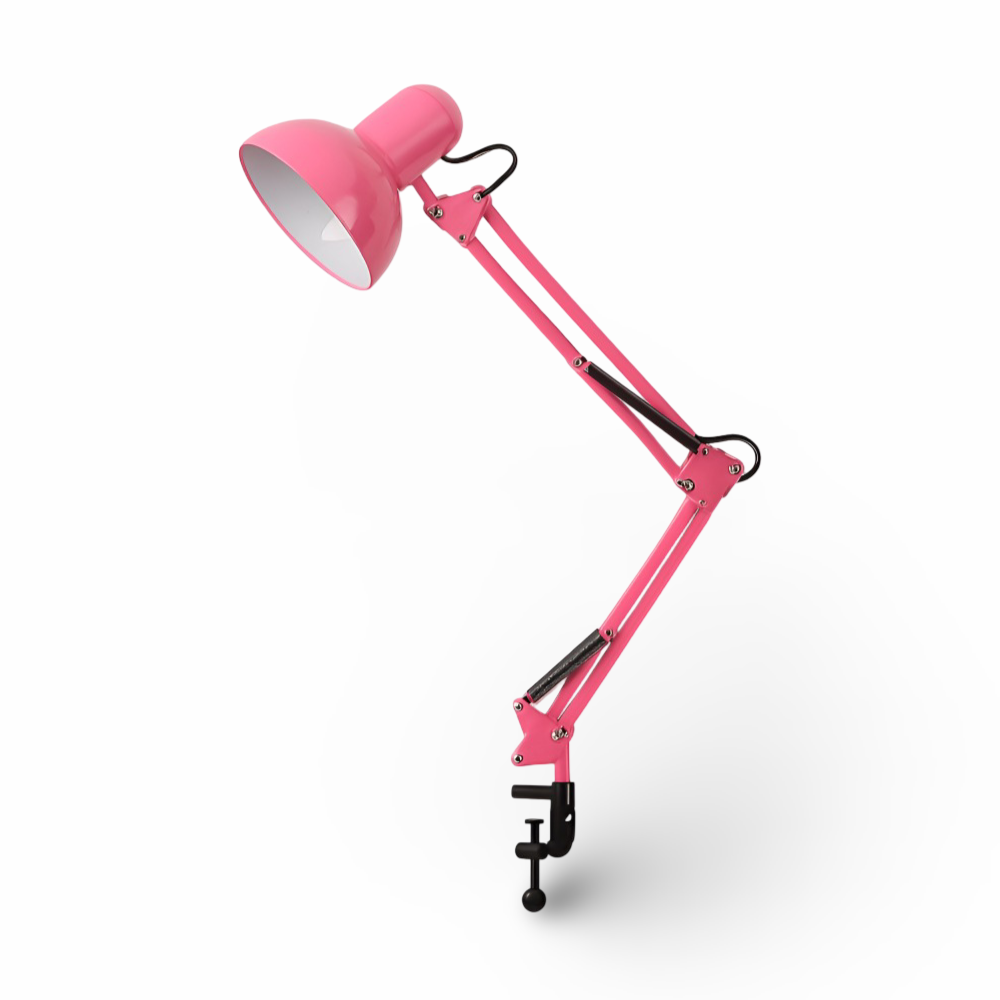 FlexiGlow Clip – Justerbar Skrivbordslampa med Lång Arm