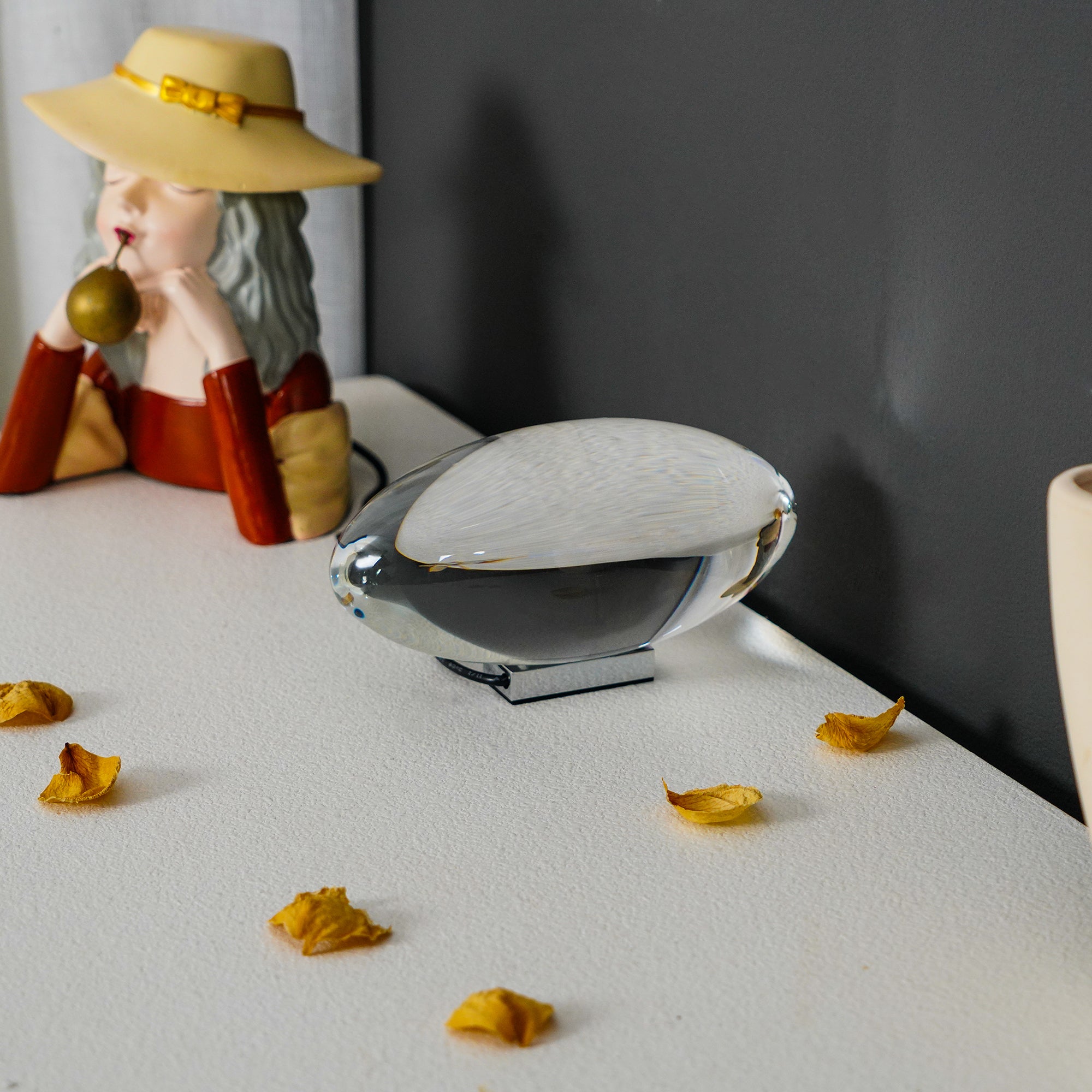 Marsman – Designad Bordslampa i Kristall med Stämningsfull LED-Belysning