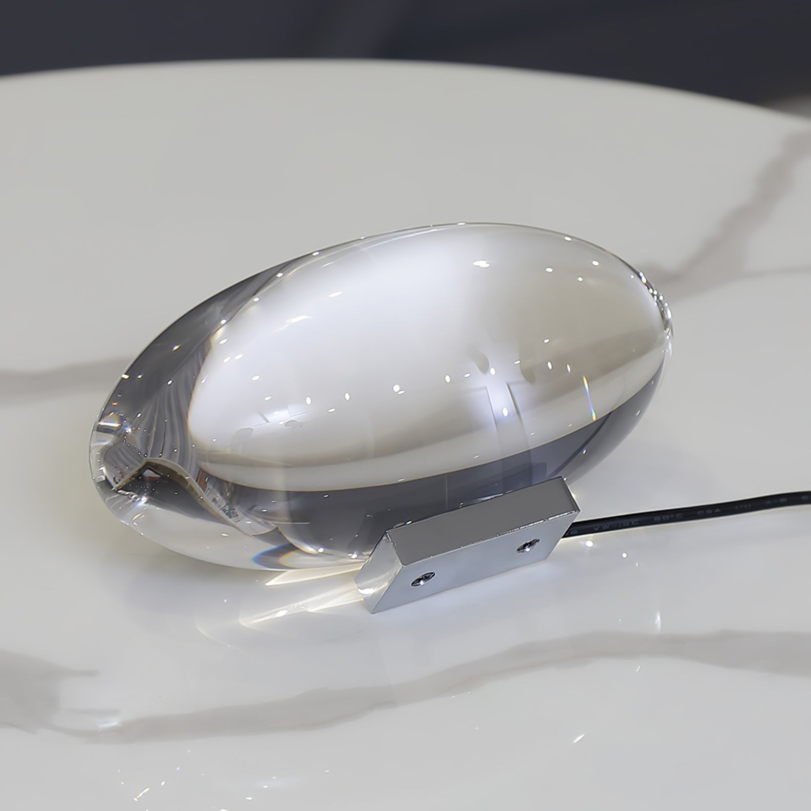 Marsman – Designad Bordslampa i Kristall med Stämningsfull LED-Belysning