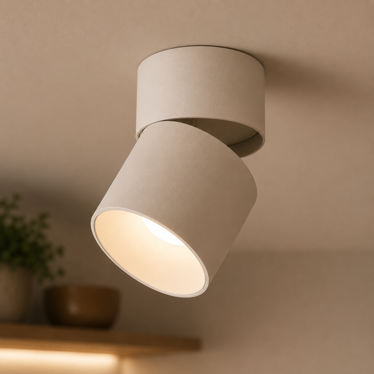 Skapa flexibel och stämningsfull belysning med en justerbar LED-takspot