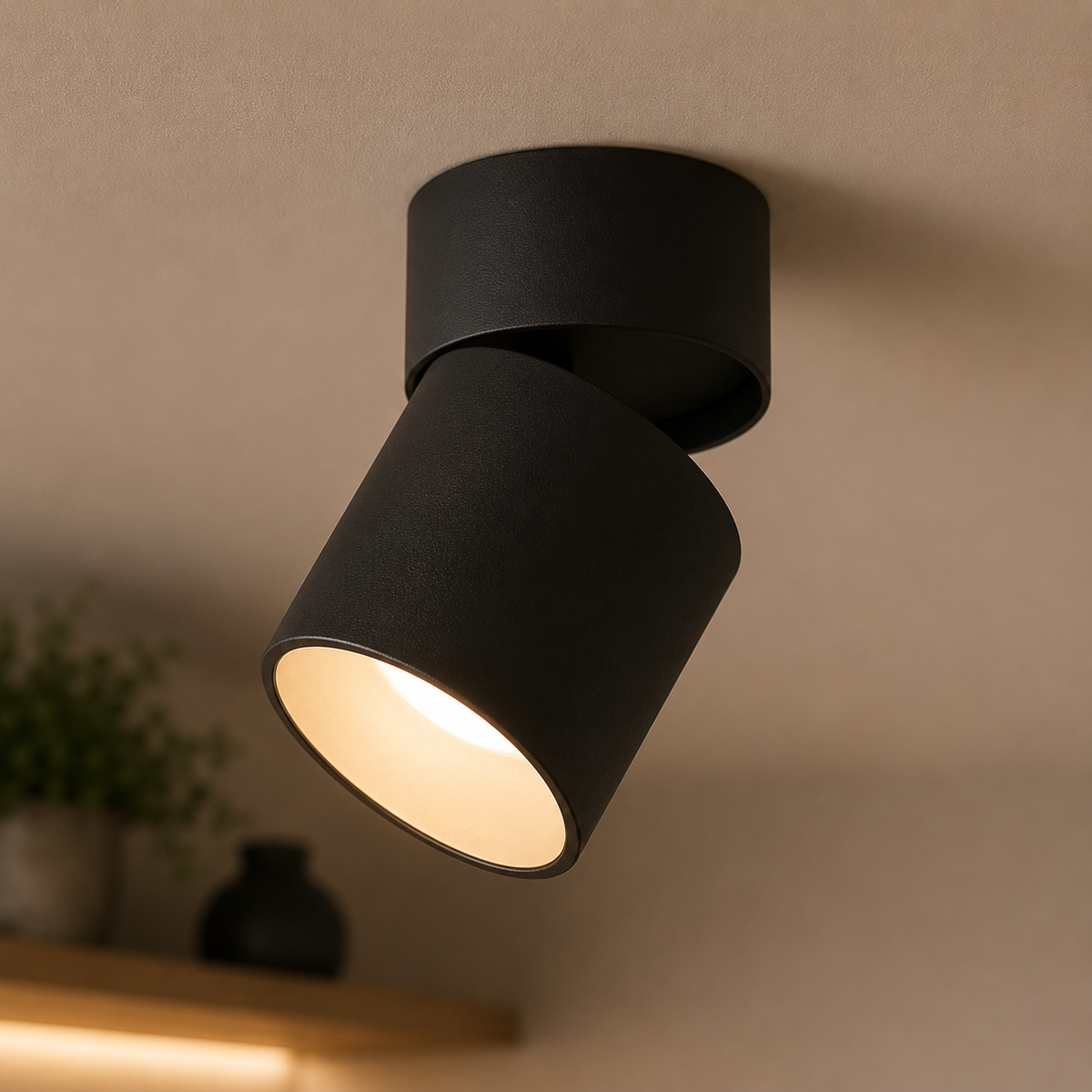 Skapa flexibel och stämningsfull belysning med en justerbar LED-takspot