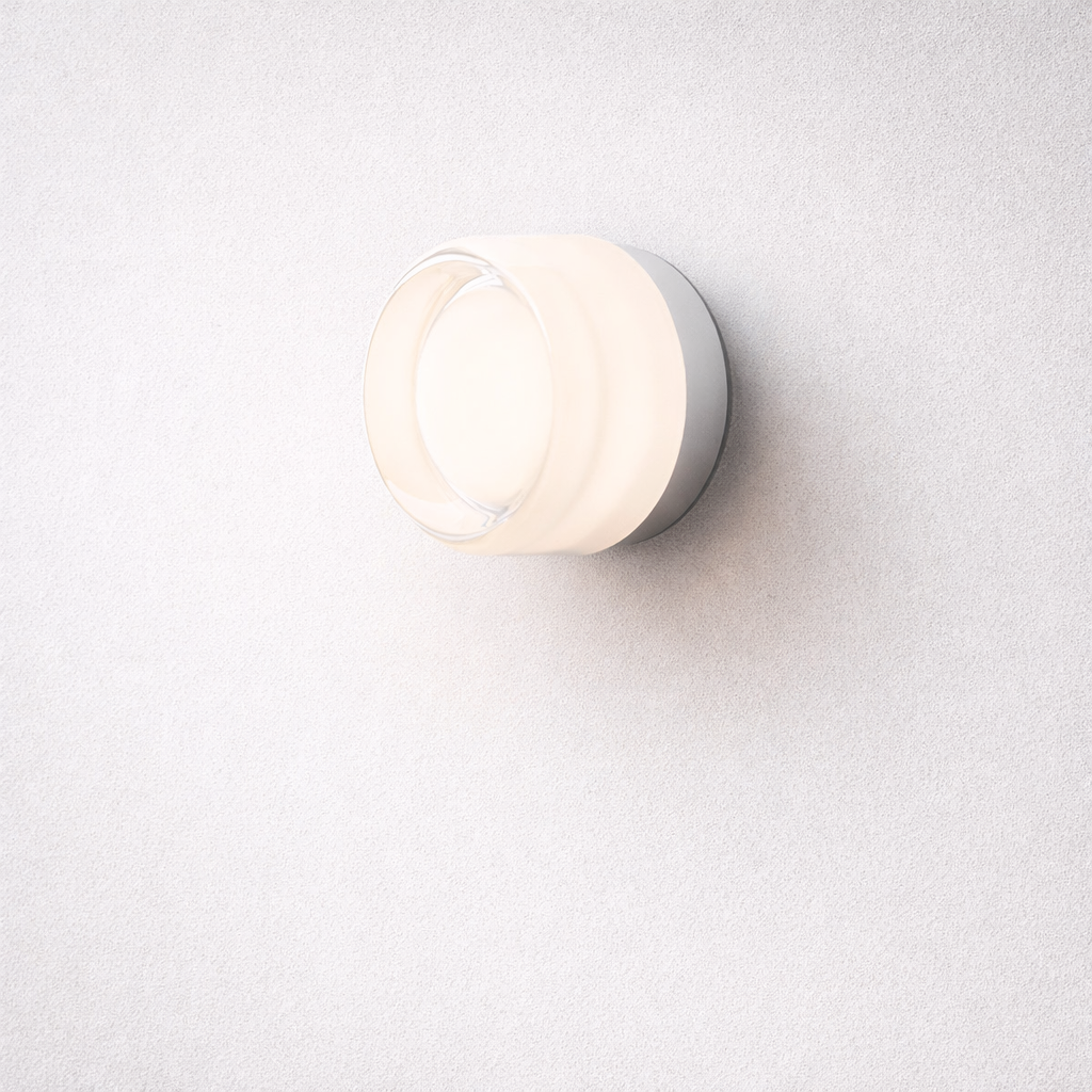 GlowJelly – Elegant Nordisk Vägglampa i Glas med LED-belysning