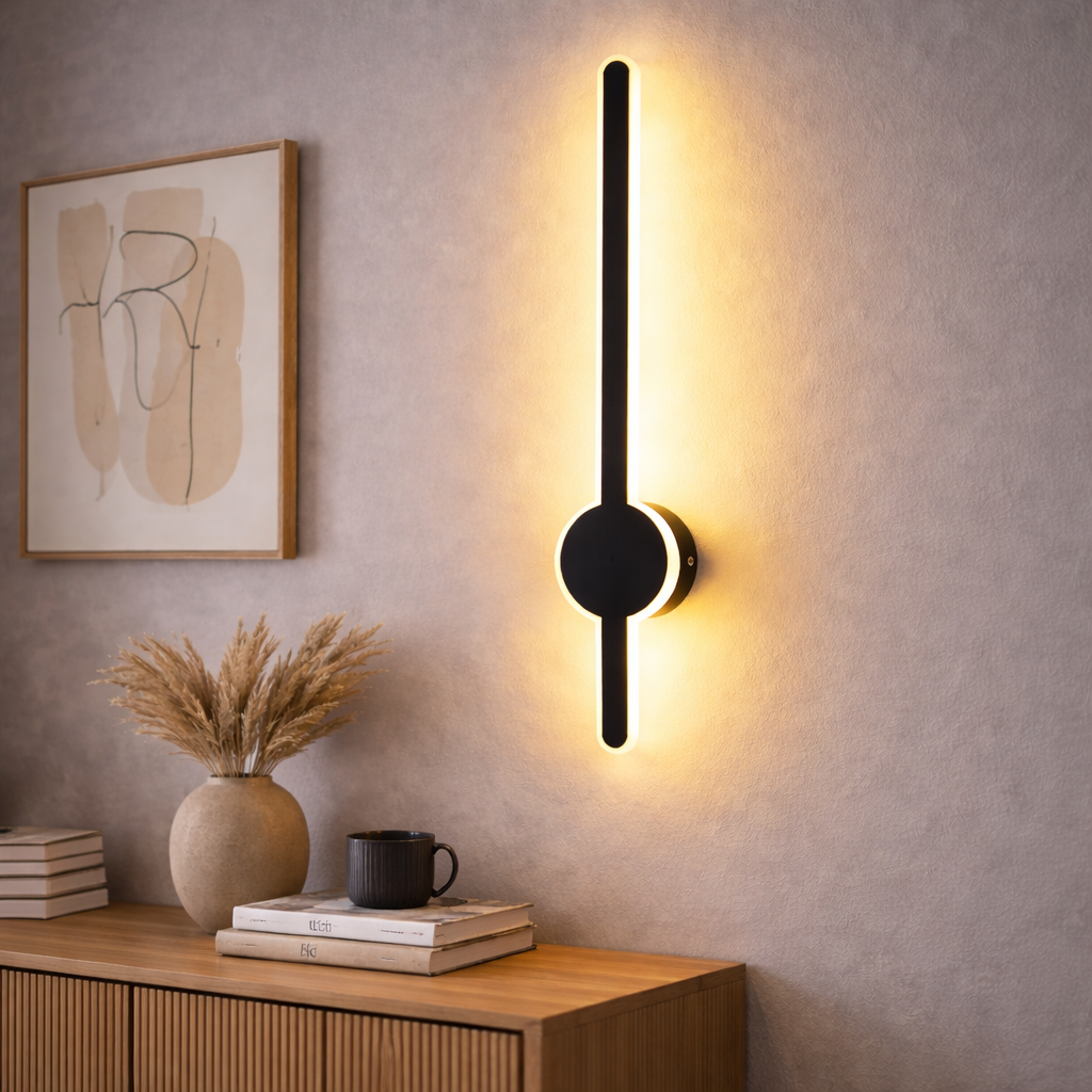 LumoFlex – Trådlös Uppladdningsbar LED Vägglampa med Fjärrkontroll & Dimfunktion