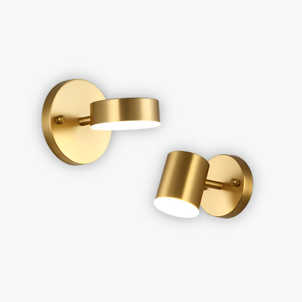 LumaCast – Cylindrisk Vägglampa i Järn för Inomhusbruk | LED Väggstrålkastare med Modern Design