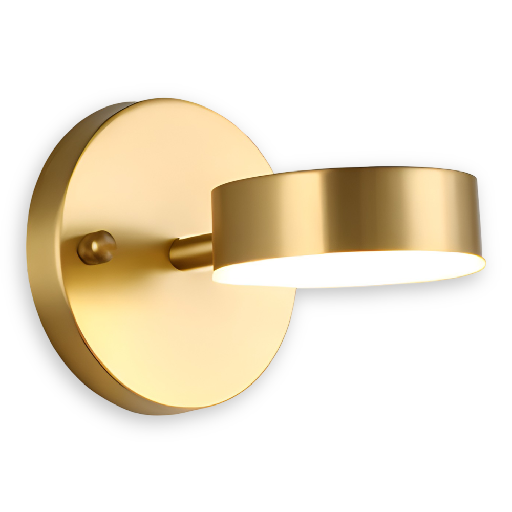 LumaCast – Cylindrisk Vägglampa i Järn för Inomhusbruk | LED Väggstrålkastare med Modern Design