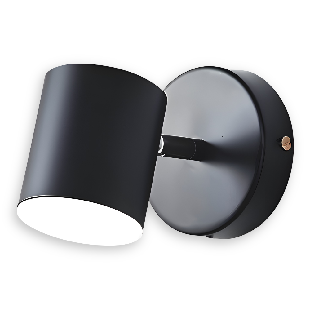 LumaCast – Cylindrisk Vägglampa i Järn för Inomhusbruk | LED Väggstrålkastare med Modern Design