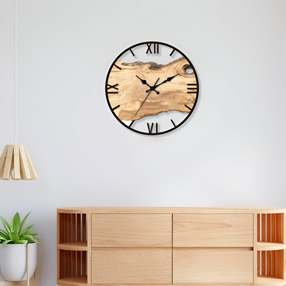 ClearDesign – Transparent Minimalistisk Väggklocka