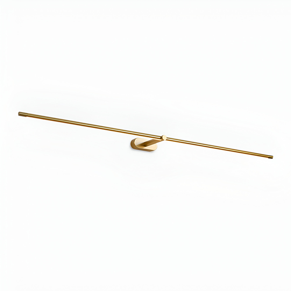 LineaCharge – Trådlös Uppladdningsbar LED Vägglampa i Svart/Guld med Slim Design