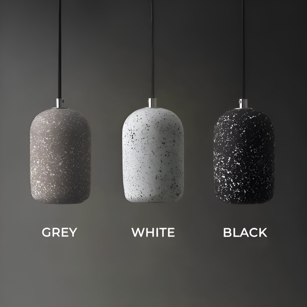 Cemlume – Industriell Taklampa i Cement och Glas