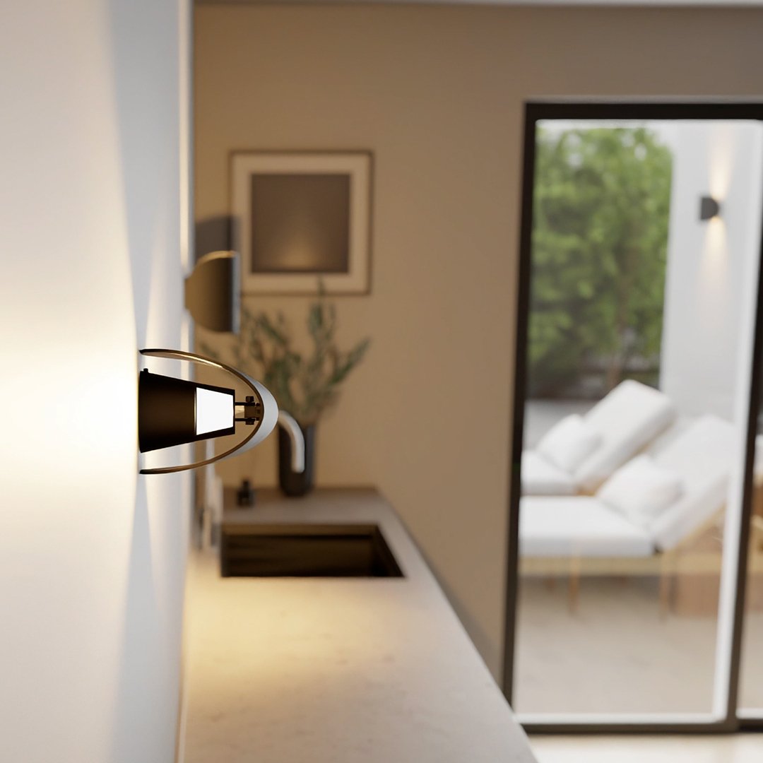 Leif – Vridbar LED Vägglampa | Flexibel Belysning för Inomhus & Utomhus IP65