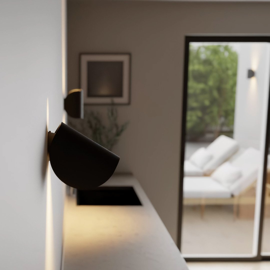 Leif – Vridbar LED Vägglampa | Flexibel Belysning för Inomhus & Utomhus IP65