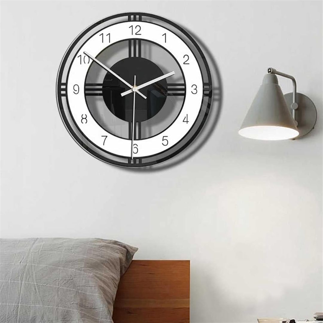 Timora Minimalistisk Väggklocka – Tyst Quartzdesign för Moderna Hem