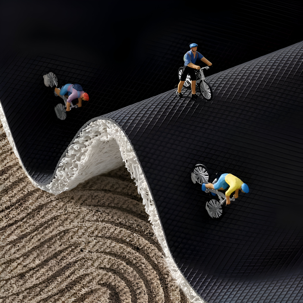 GeoGrip Matta – Modern Halkfri PVC-Designmatta för Hall & Entré