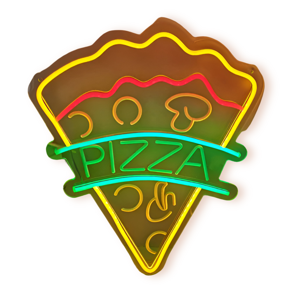 SnackLite – Färgglad Fastfood Neon Skylt för Bar & Restaurang