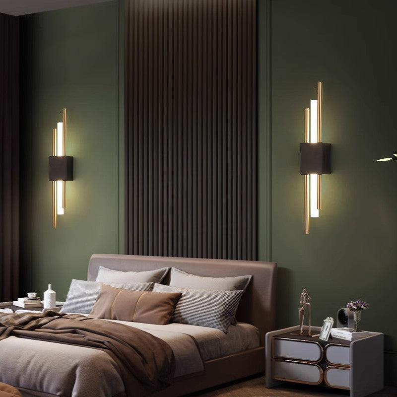 Modern LED-vägglampa för sovrum och vardagsrum