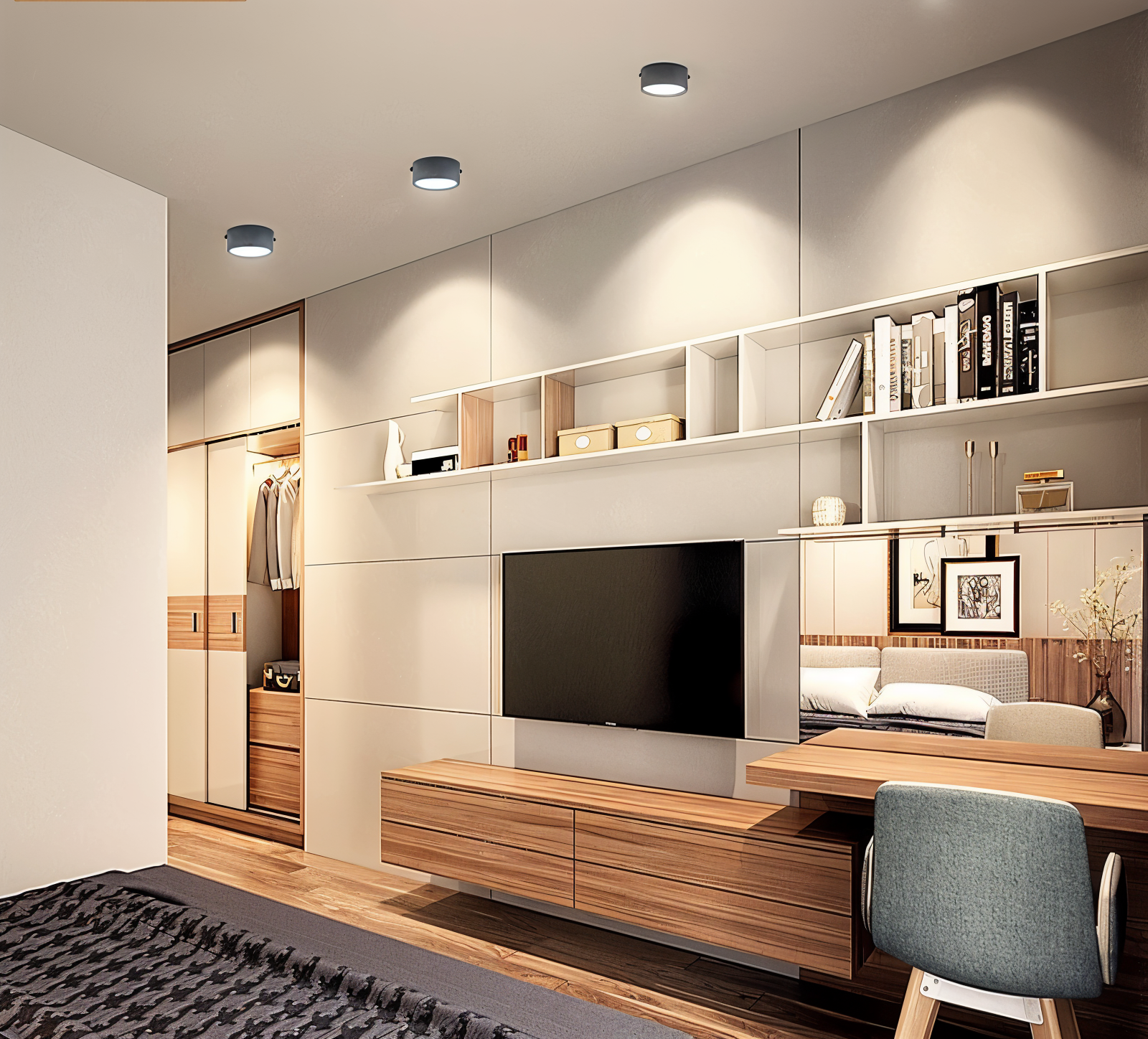 AluminBeam – Ultra Slim Rund LED Taklampa i Aluminium