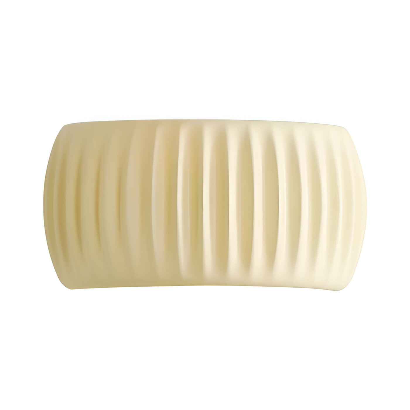 ColoraRib – Grön Ribbad Vägglampa i Harz med Macaron Design & Nordisk LED Belysning