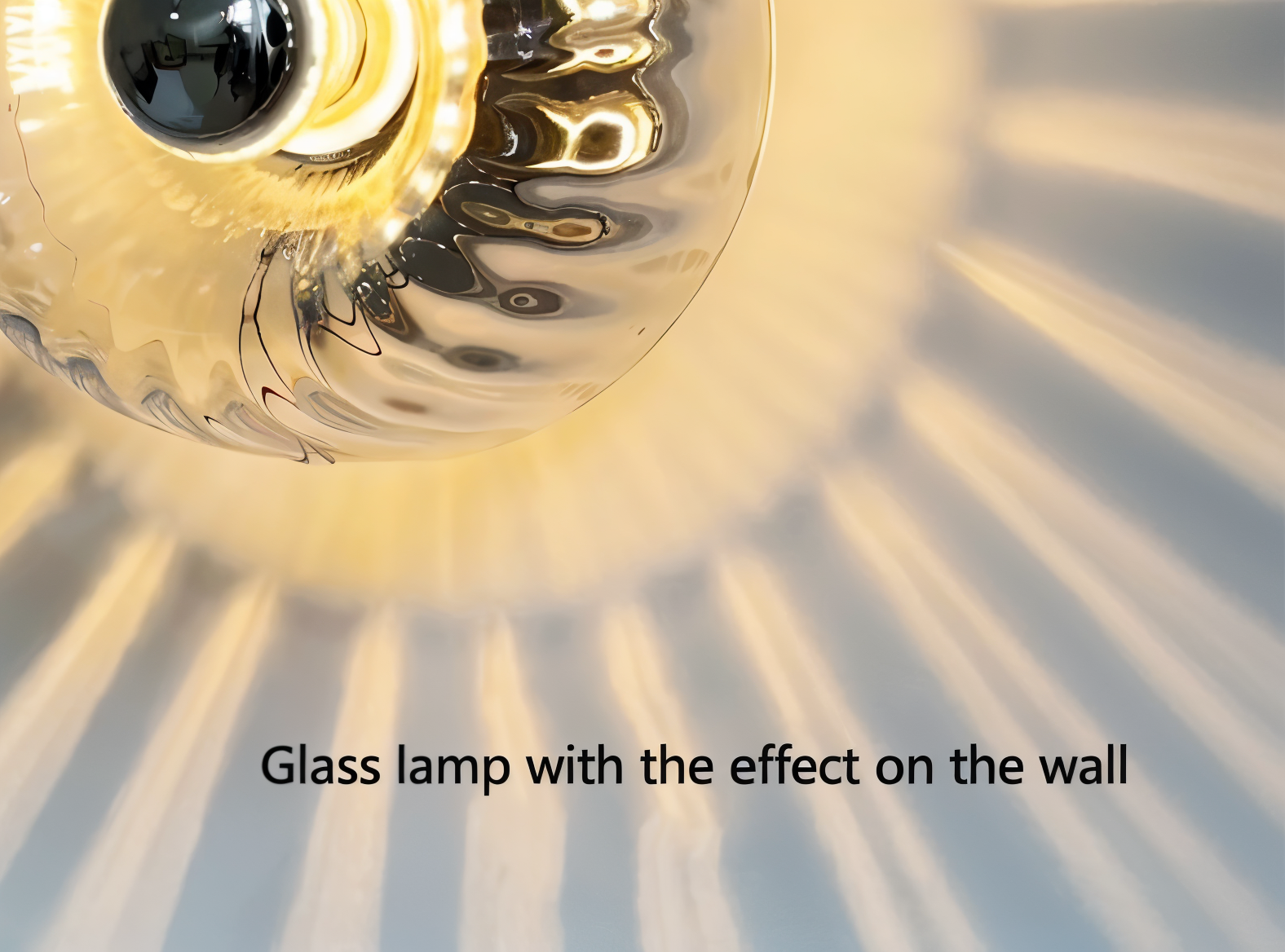 KnobRay – Vägglampa i Ribbadt Glas med Bauhaus Design