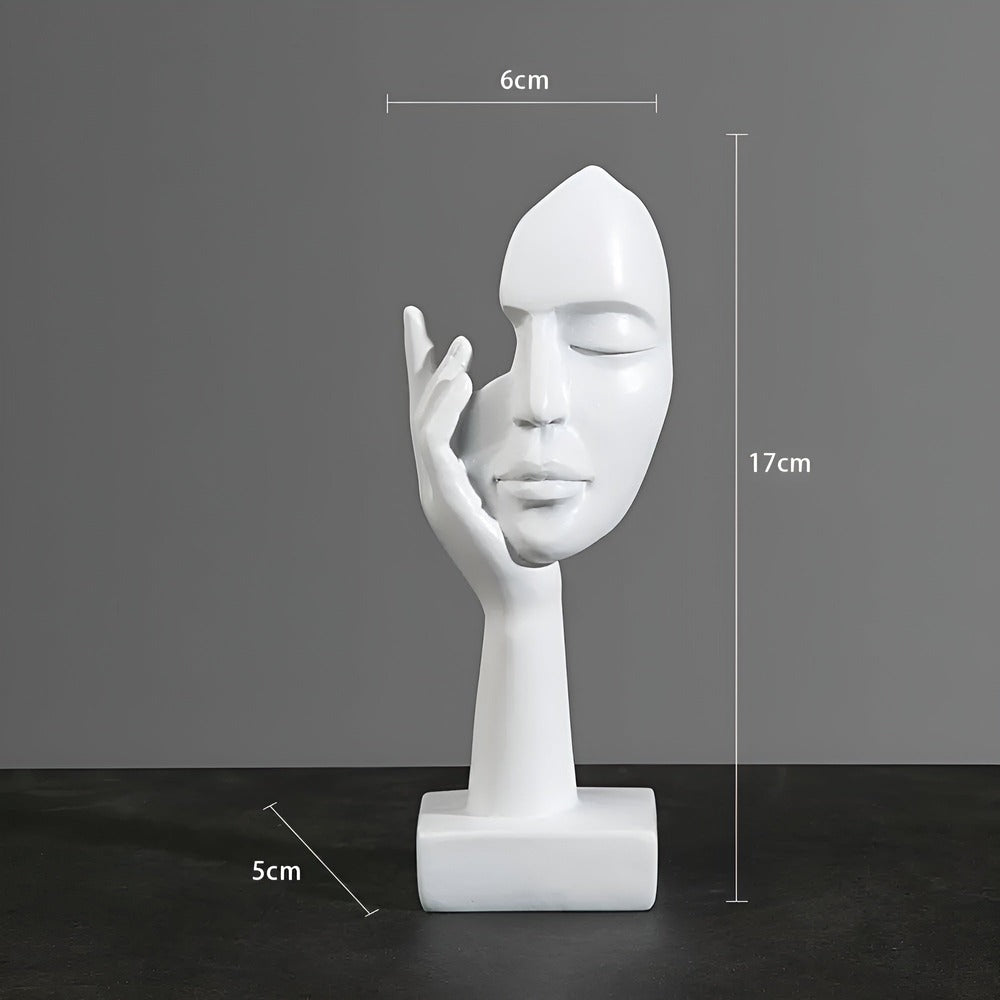 ThinkForm Skulptur – Abstrakt Modern Dekorationsfigur i Harts