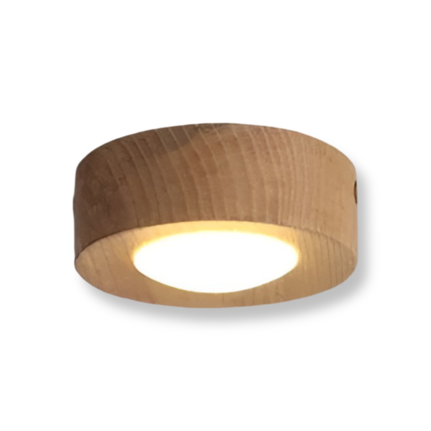 WoodSpot – LED Taklampa i Valnötsträ med Modern Spotlightdesign