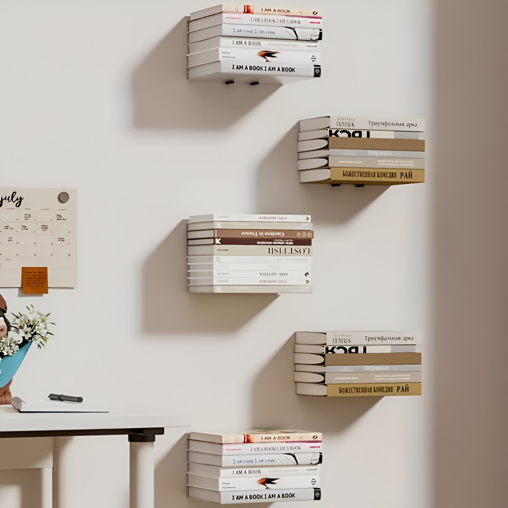SkyShelf – Osynlig Flytande Bokhylla i Järn