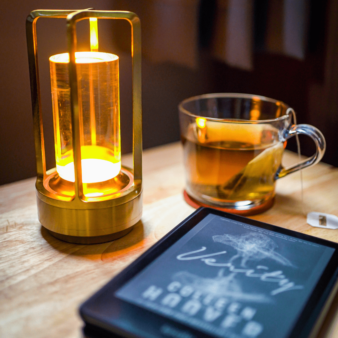 LumiCrysta – Kristalllykta med dimbar LED och USB-uppladdning