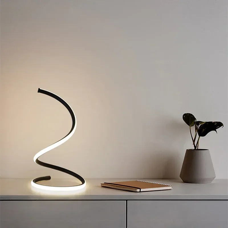 Nordlux Flex - LED-bordslampa i svart med flexibel arm och modern design