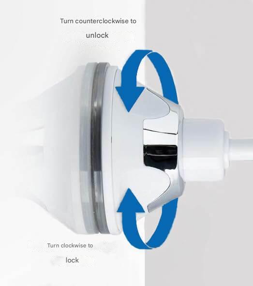 FlexiGlow – LED-förstoringsspegel 10× med Svängbar Svanhals