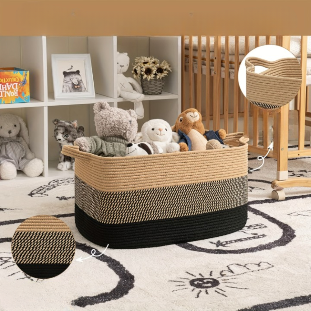 Foldora – Stor Förvaringskorg 55L i Polyester, Fällbar & Tvättbar