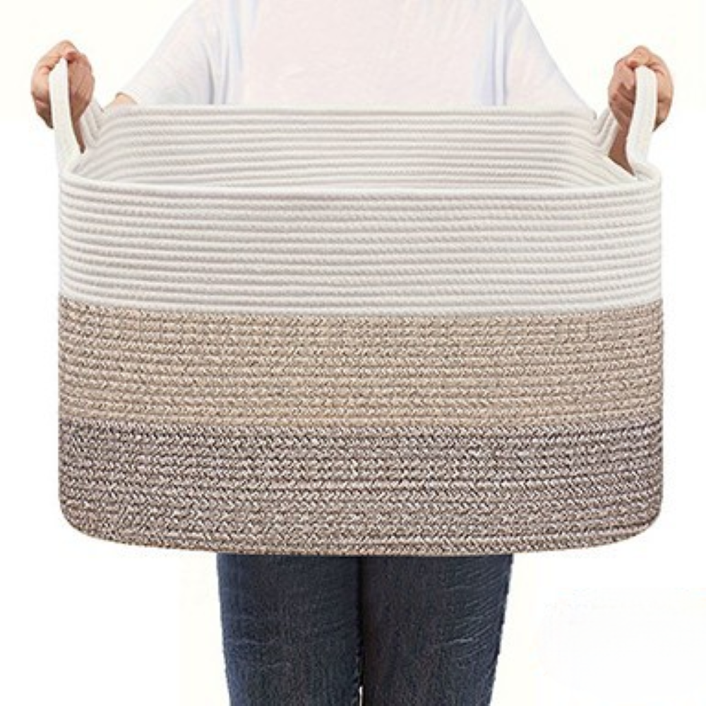 Foldora – Stor Förvaringskorg 55L i Polyester, Fällbar & Tvättbar