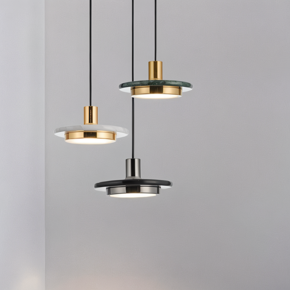 Moduno – Modern Metall Taklampa med Dubbelskiktsdesign