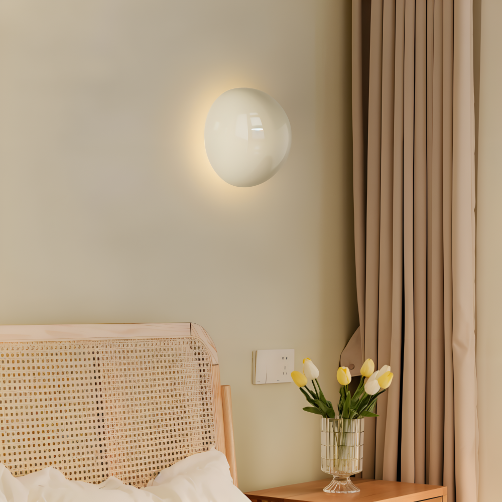 LumiCircle – Modern Rund Vägglampa i Järn med Energieffektiv LED-belysning